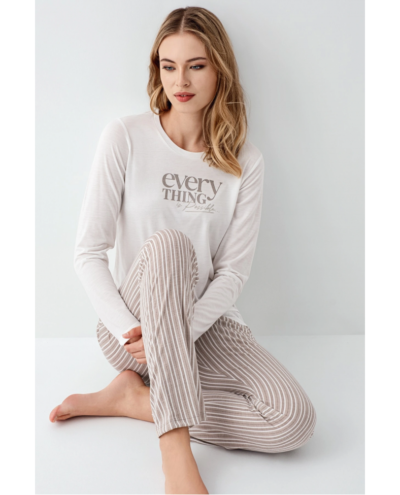 Arnetta 3424-S Kadın Uzun Kol Pijama Takım