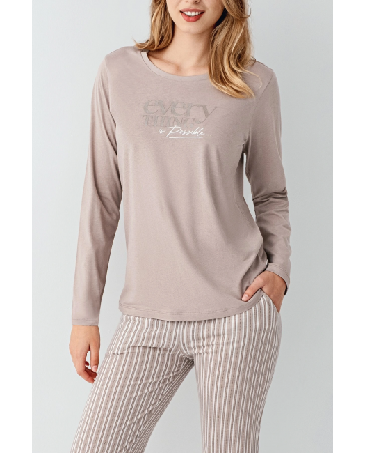 Arnetta 3424-S Kadın Uzun Kol Pijama Takım