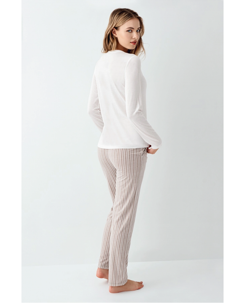 Arnetta 3424-S Kadın Uzun Kol Pijama Takım