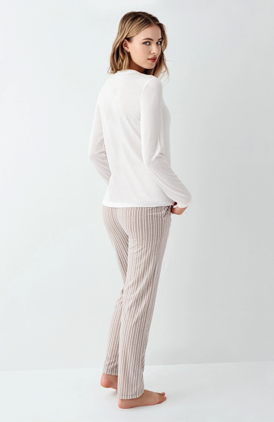 Arnetta 3424-S Kadın Uzun Kol Pijama Takım