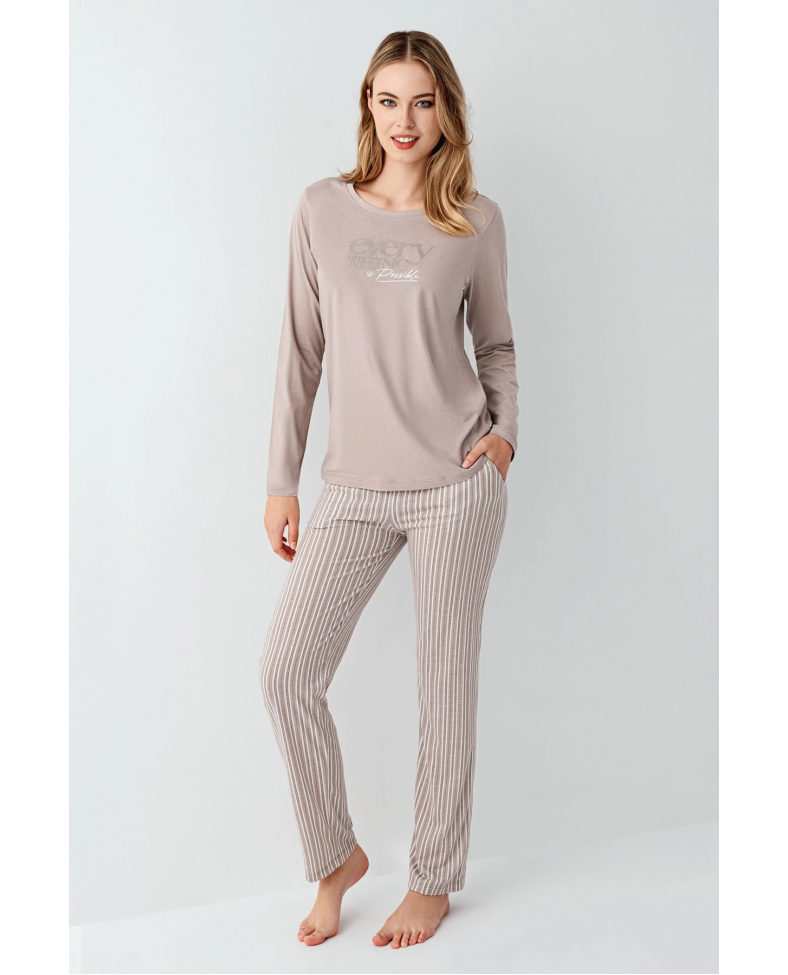 Arnetta 3424-S Kadın Uzun Kol Pijama Takım