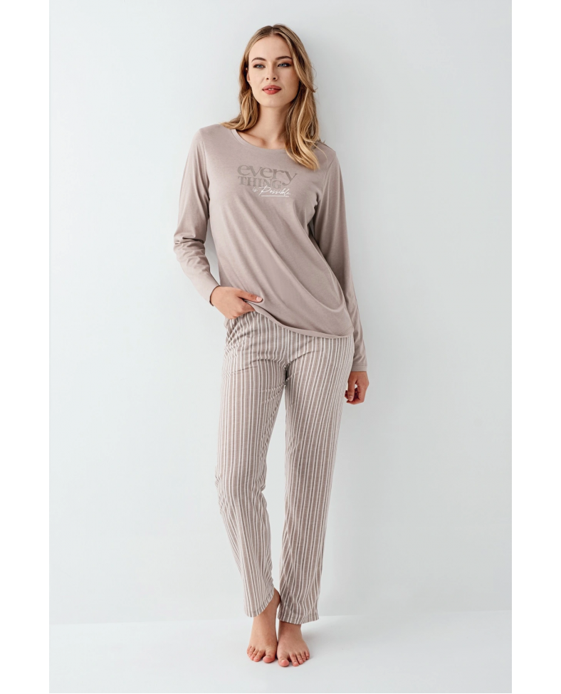 Arnetta 3424-S Kadın Uzun Kol Pijama Takım