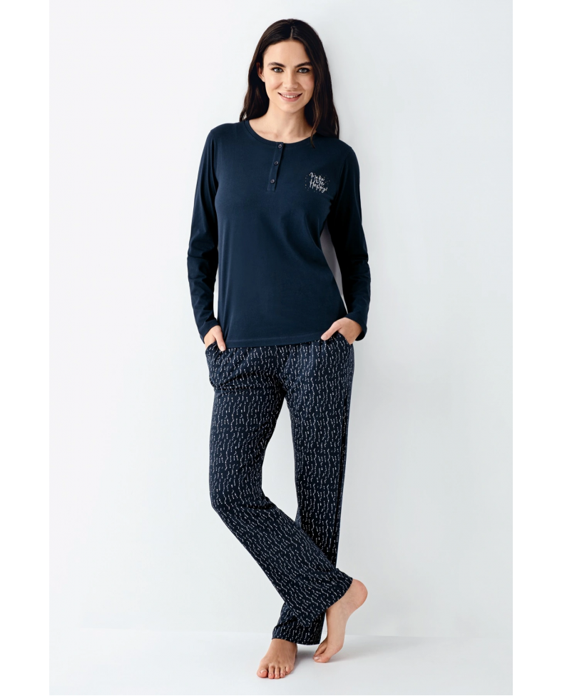 Arnetta 3429-S Kadın Uzun Kol Pijama Takım