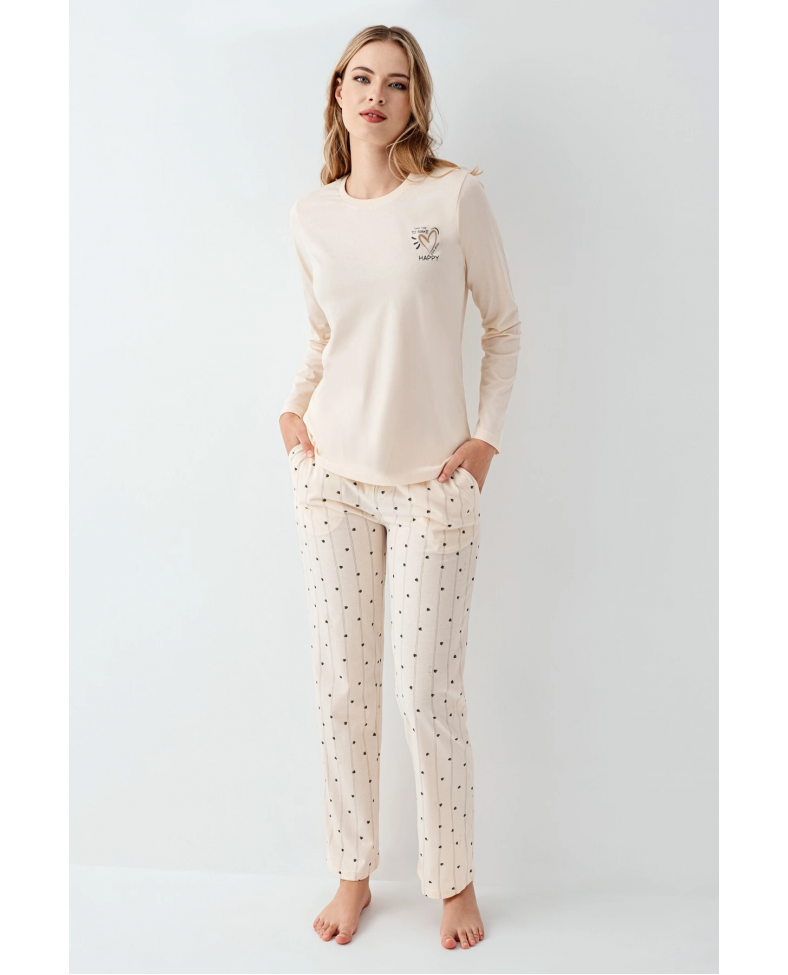 Arnetta 3434-S Kadın Uzun Kol Pijama Takım