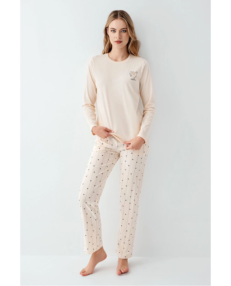 Arnetta 3434-S Kadın Uzun Kol Pijama Takım