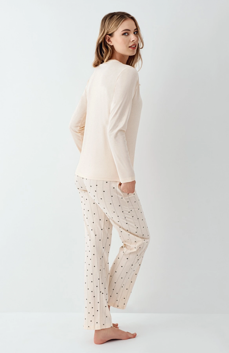 Arnetta 3434-S Kadın Uzun Kol Pijama Takım