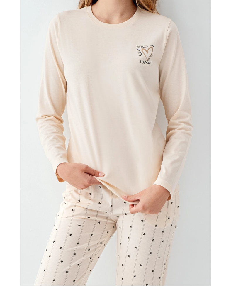 Arnetta 3434-S Kadın Uzun Kol Pijama Takım