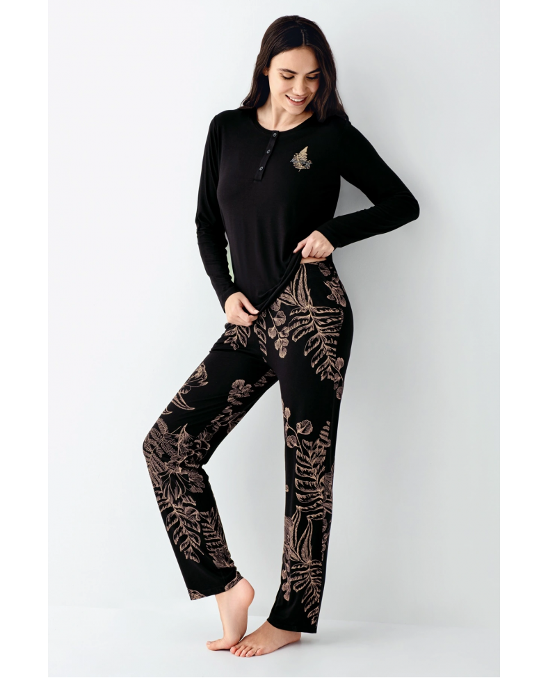 Arnetta 3439-S Kadın Uzun Kol Pijama Takım