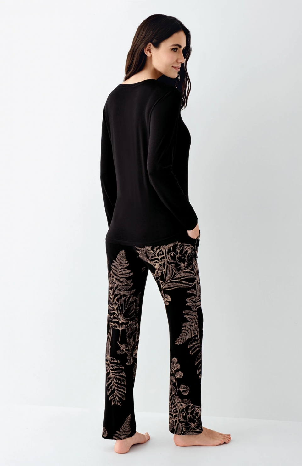Arnetta 3439-S Kadın Uzun Kol Pijama Takım