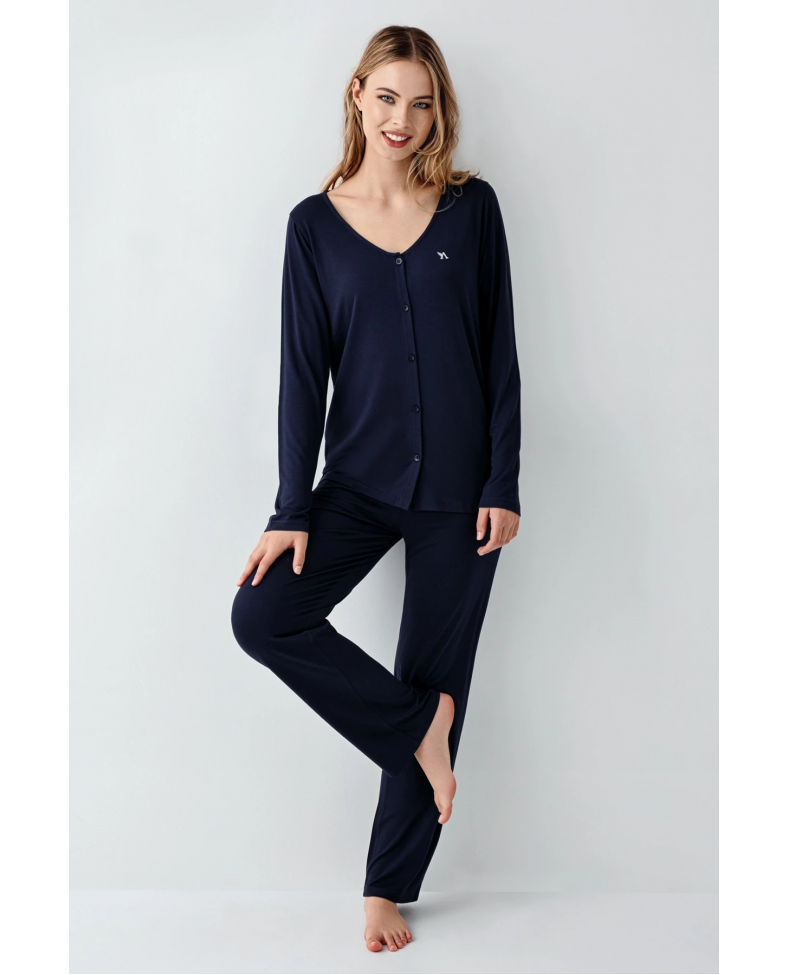 Arnetta 3460-S Kadın Uzun Kol Pijama Takım