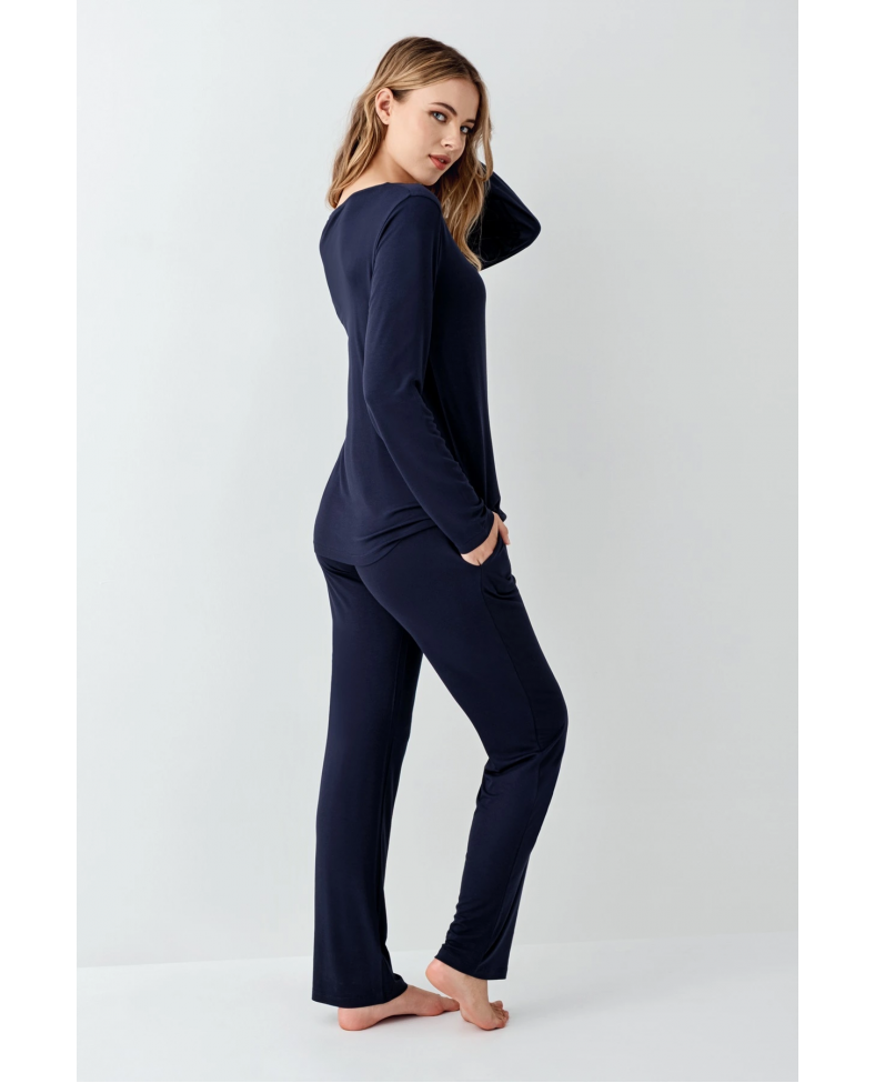 Arnetta 3460-S Kadın Uzun Kol Pijama Takım