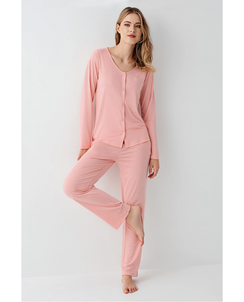 Arnetta 3460-S Kadın Uzun Kol Pijama Takım