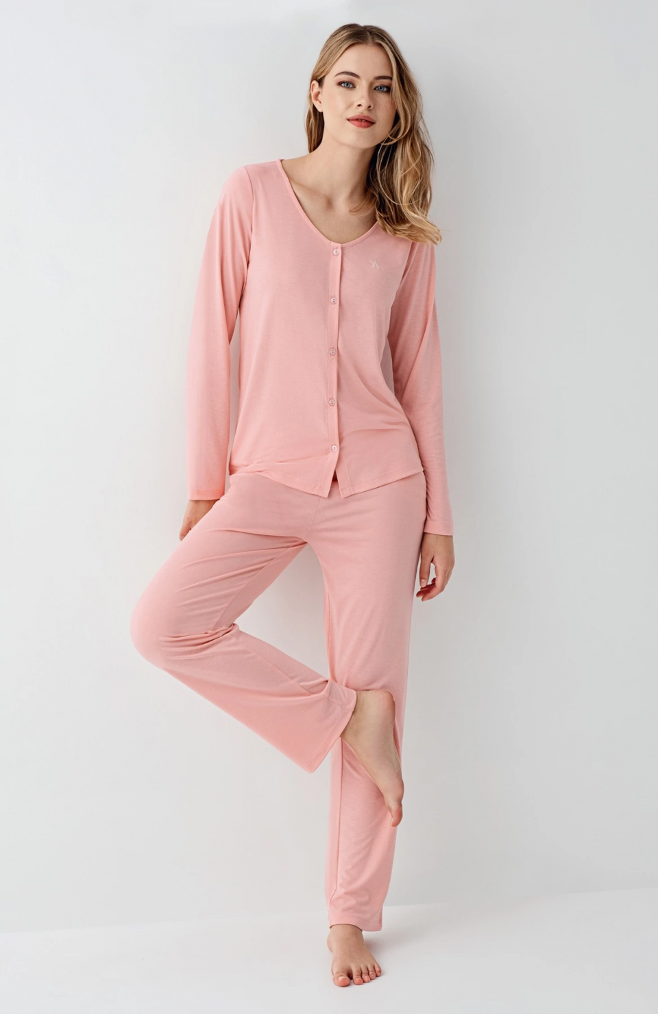 Arnetta 3460-S Kadın Uzun Kol Pijama Takım