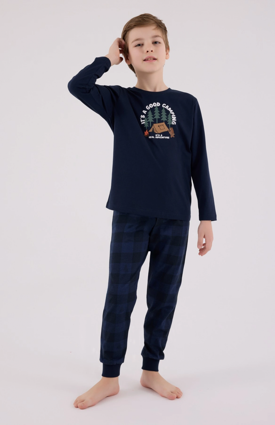 Arnetta 3500-2 Erkek Çocuk Uzun Kol Pijama Takım