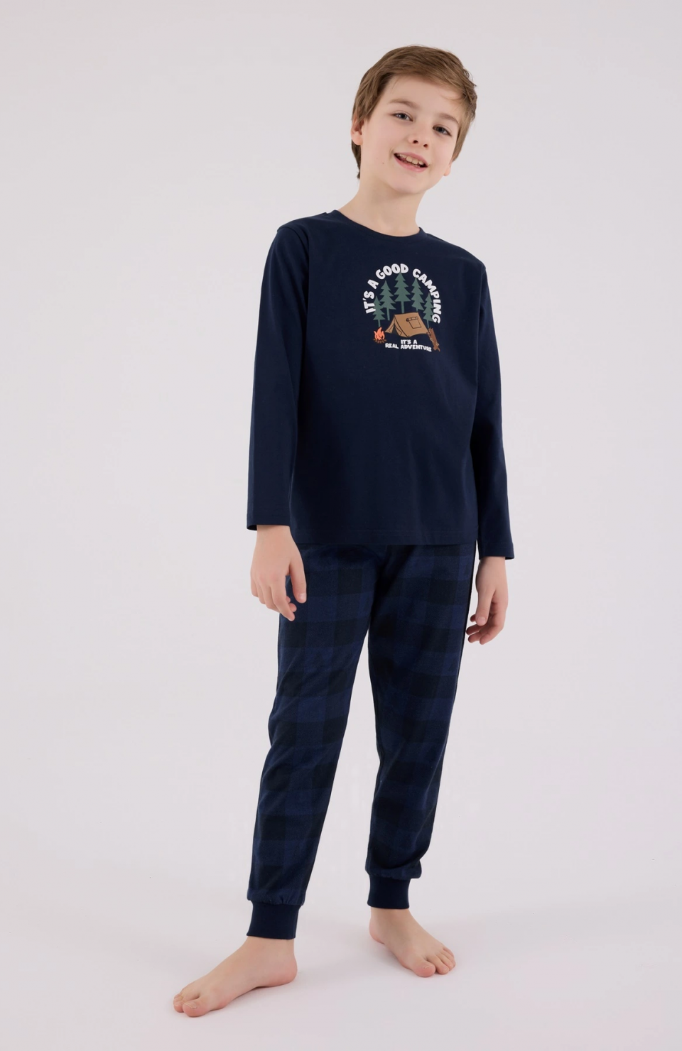 Arnetta 3500-2 Erkek Çocuk Uzun Kol Pijama Takım