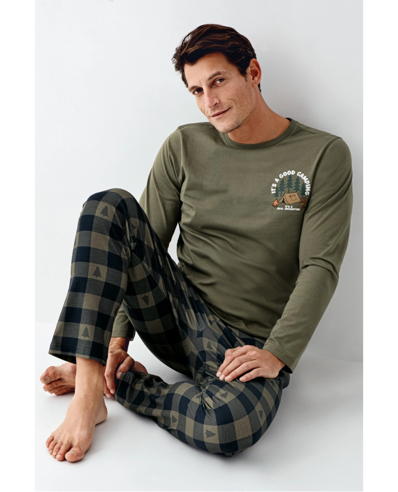 Arnetta 3500-S Erkek Uzun Kol Pijama Takım Somersan Giyim | Kadın, Erkek ve Çocuk Moda