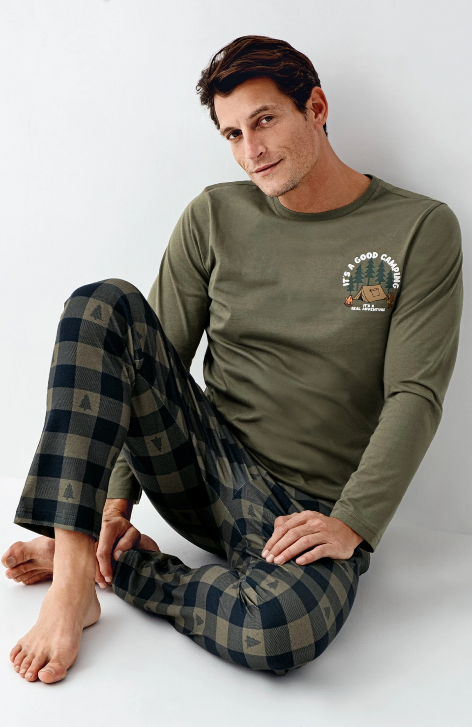 Arnetta 3500-S Erkek Uzun Kol Pijama Takım