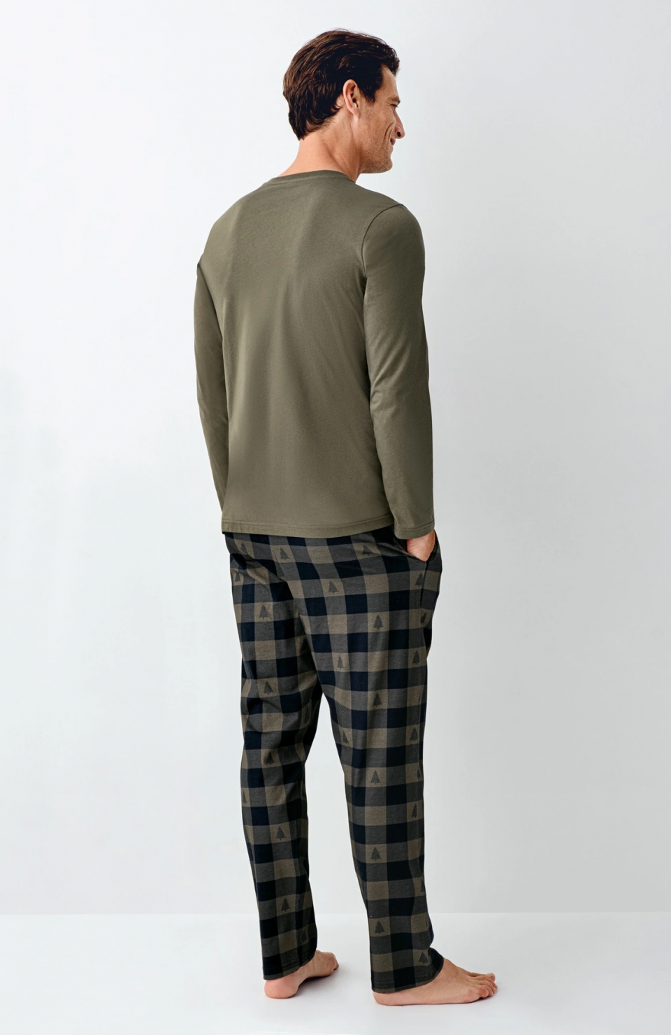 Arnetta 3500-S Erkek Uzun Kol Pijama Takım