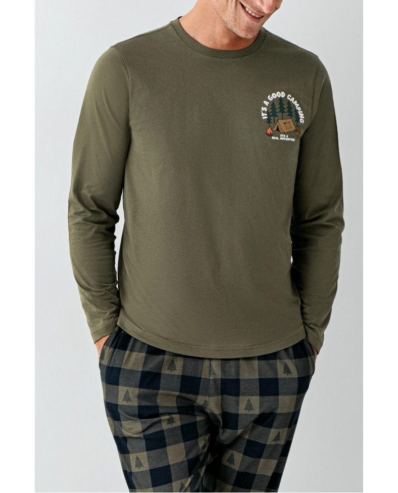 Arnetta 3500-S Erkek Uzun Kol Pijama Takım Somersan Giyim | Kadın, Erkek ve Çocuk Moda