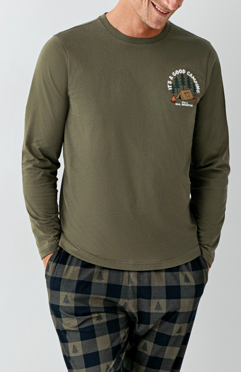 Arnetta 3500-S Erkek Uzun Kol Pijama Takım