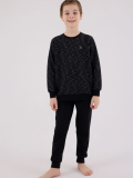 Arnetta 3504-G Erkek Çocuk Uzun Kol Pijama Takım