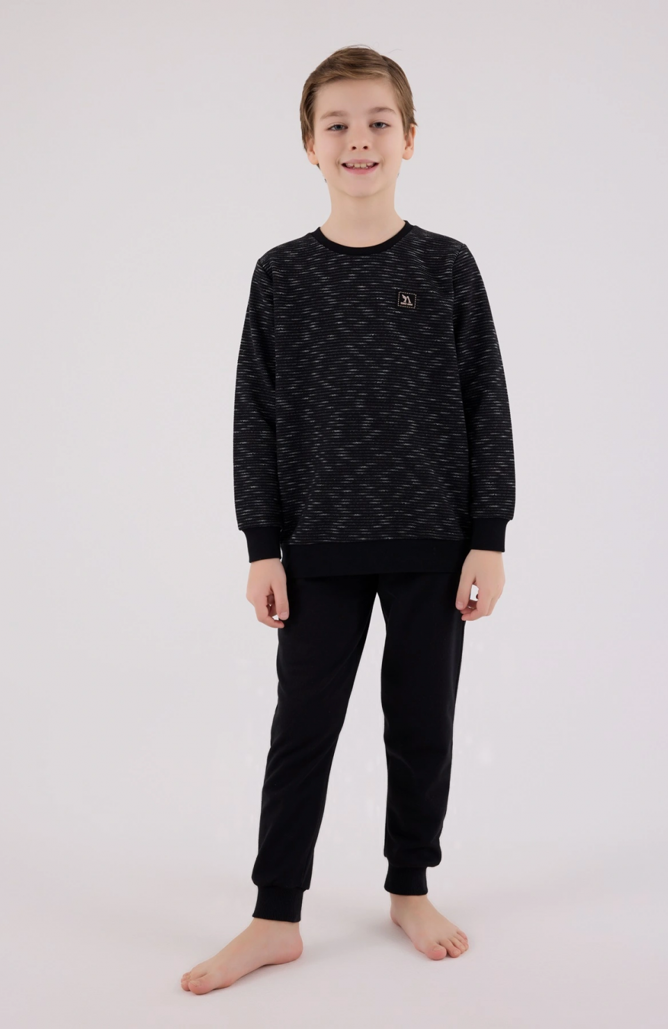 Arnetta 3504-G Erkek Çocuk Uzun Kol Pijama Takım