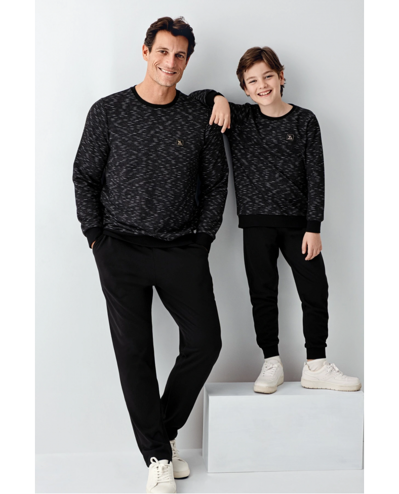 Arnetta 3504-S Erkek Uzun Kol Pijama Takım