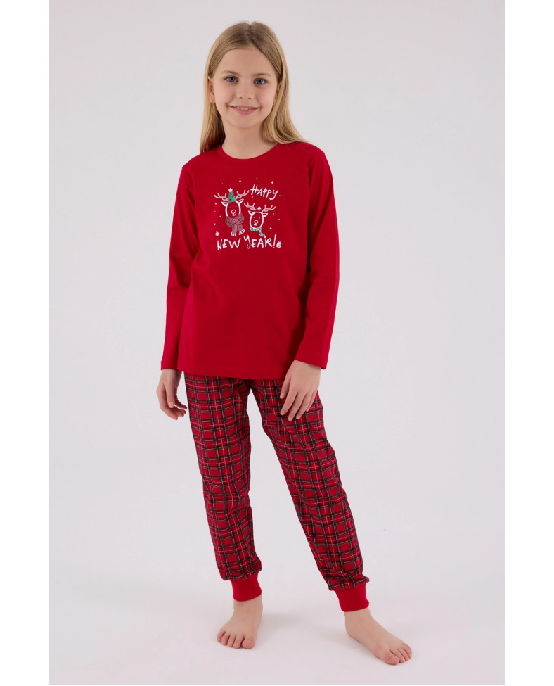 Arnetta 3514-G Kız Çocuk Uzun Kol Pijama Takım