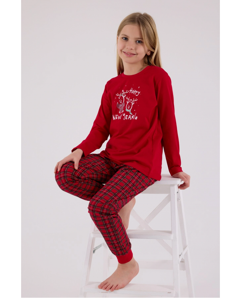 Arnetta 3514-G Kız Çocuk Uzun Kol Pijama Takım