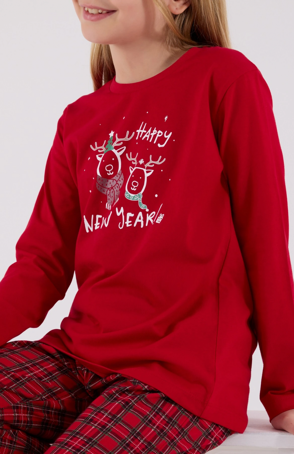 Arnetta 3514-G Kız Çocuk Uzun Kol Pijama Takım