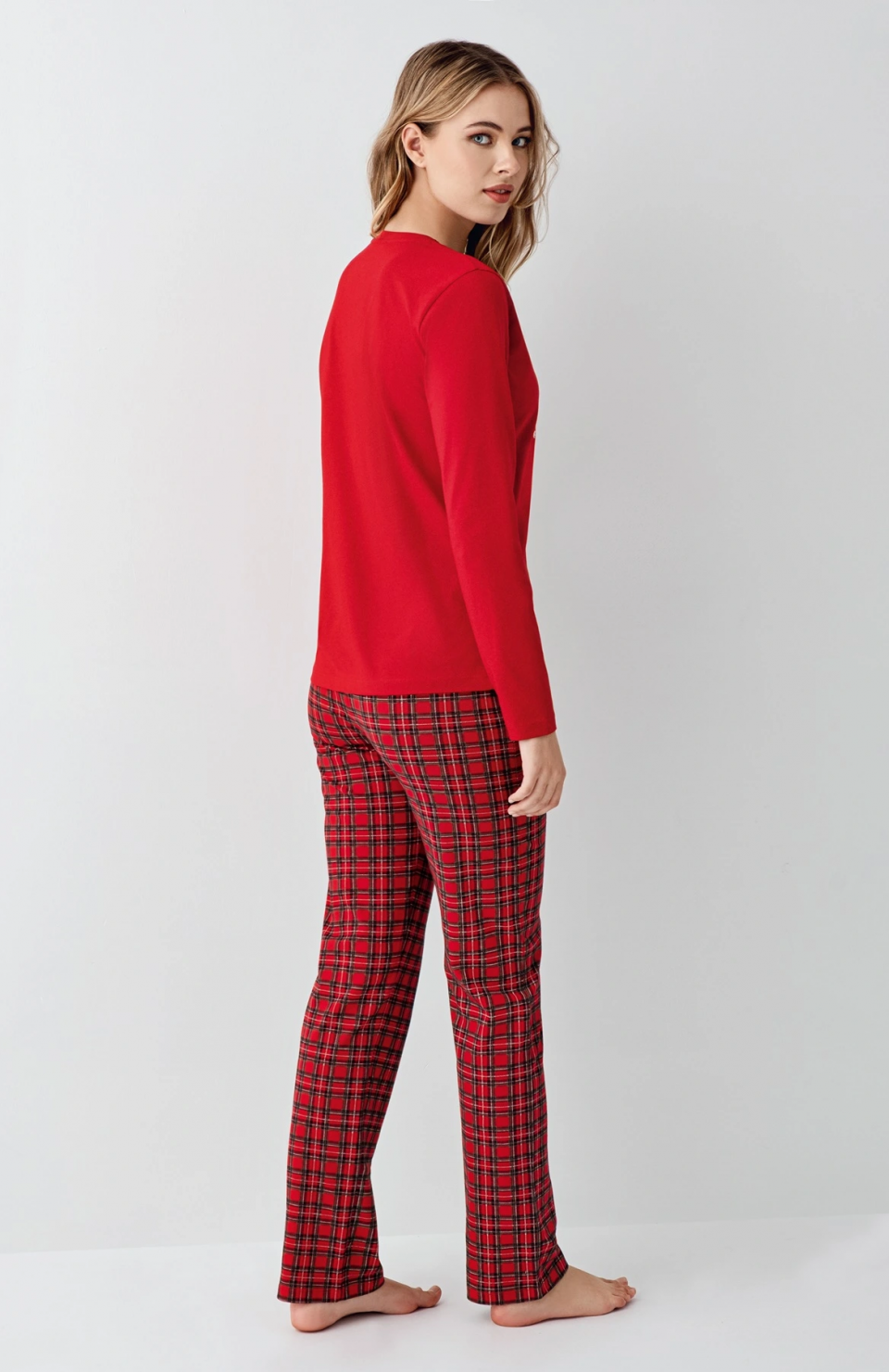 Arnetta 3514-S Kadın Uzun Kol Pijama Takım