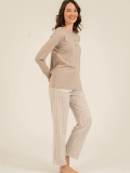 Arnetta 3779-S  Kadın Uzun Kollu Pijama Takım