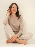 Arnetta 3779-x  Kadın Uzun Kollu Pijama Takım