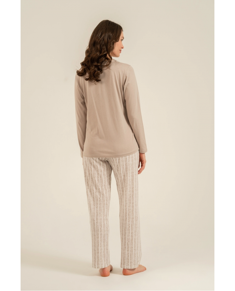 Arnetta 3779-x  Kadın Uzun Kollu Pijama Takım