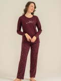 Arnetta  Ar3774-S  Kadın Uzun Kollu Pijama Takım