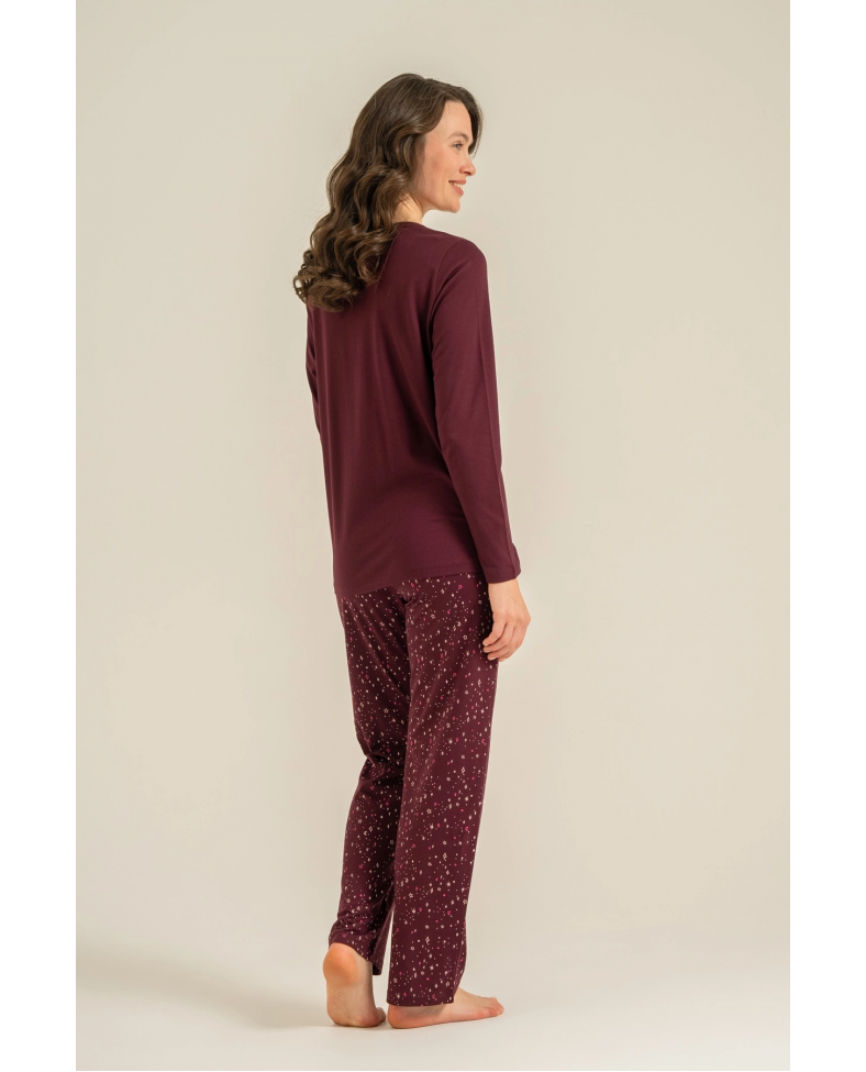 Arnetta  Ar3774-S  Kadın Uzun Kollu Pijama Takım