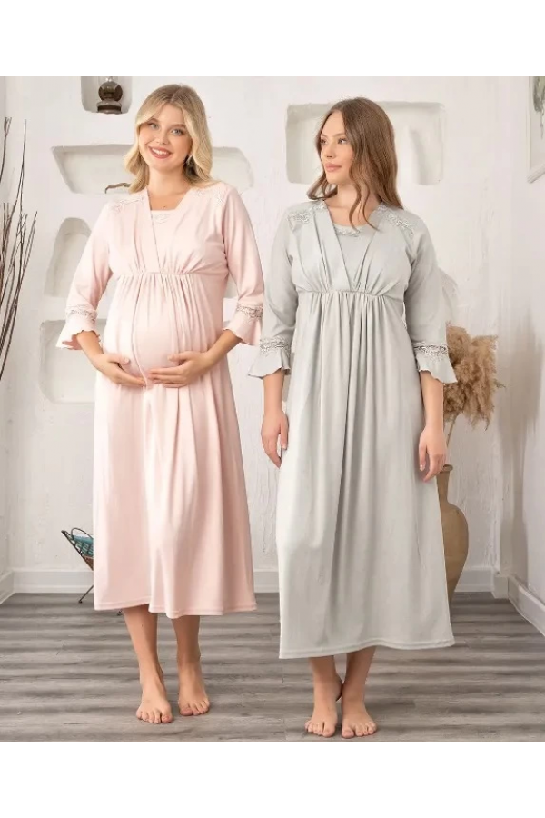 Bone 5904 Kadın Lohusa Melissa Spor Gecelik