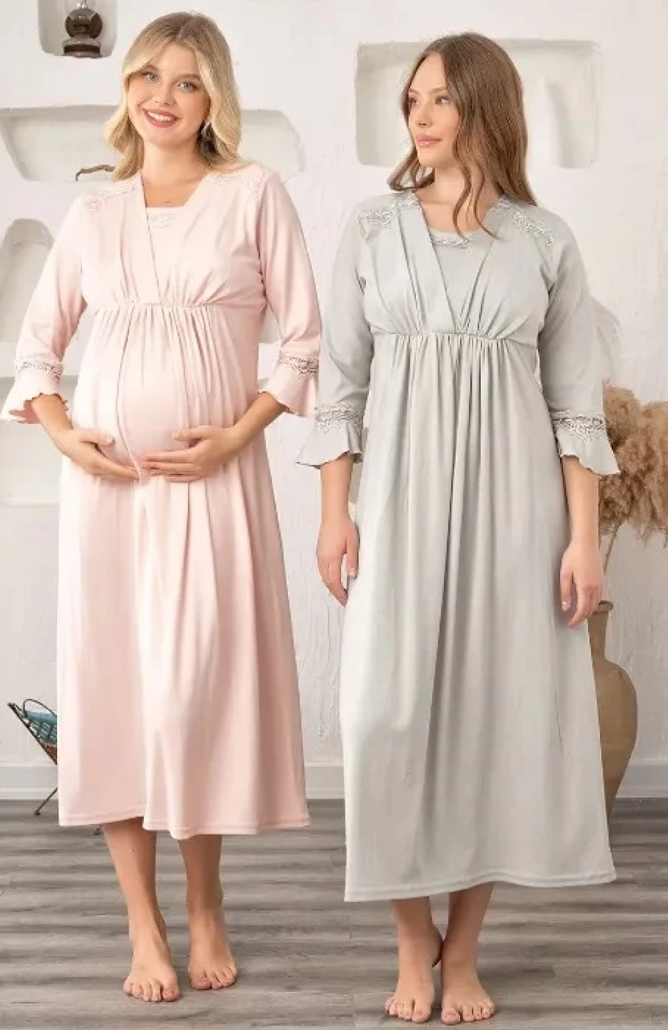 Bone 5904 Kadın Lohusa Melissa Spor Gecelik