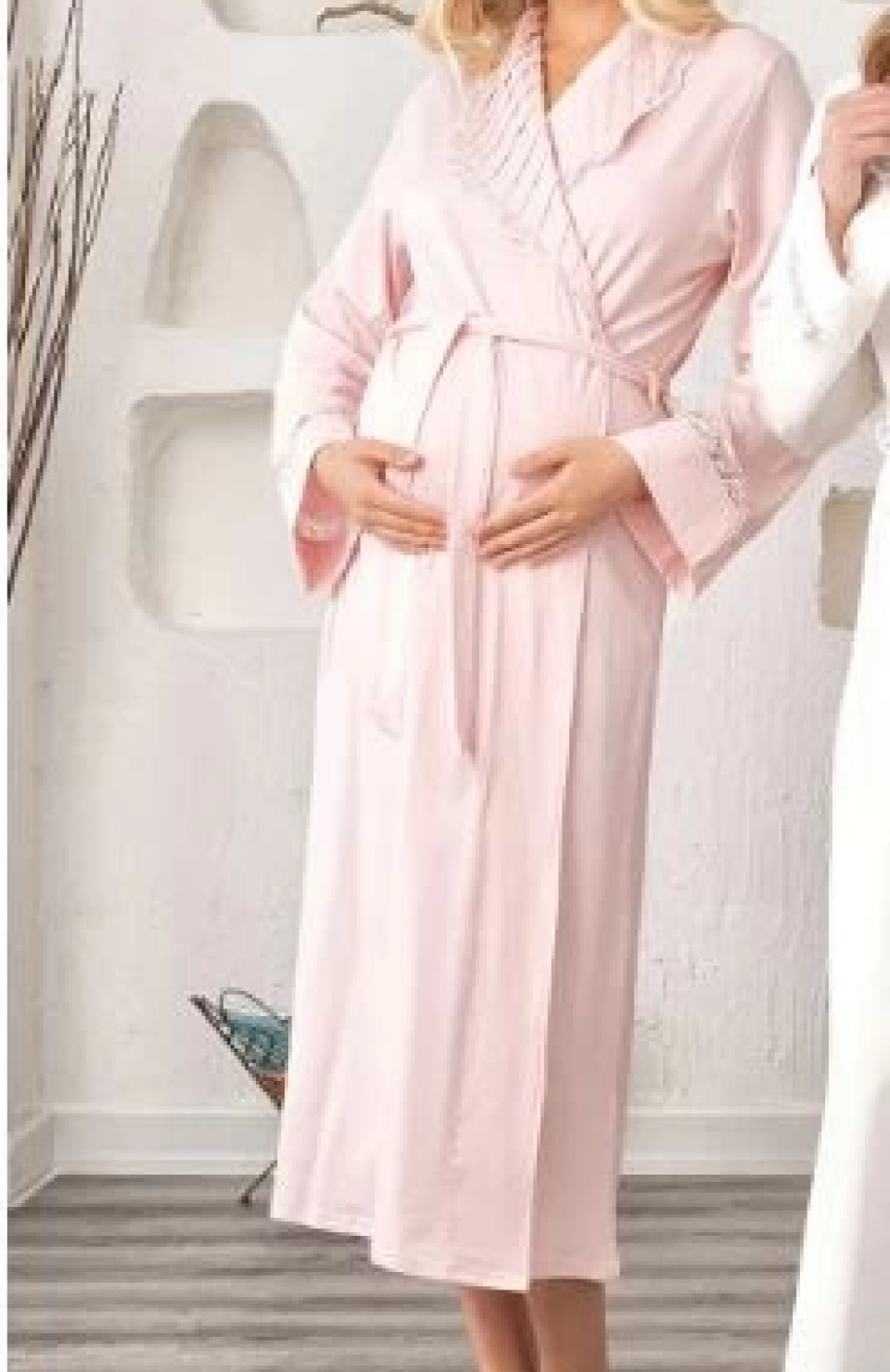 Bone 5930 Lycra Nevrürlü Şal Yaka Sabahlık