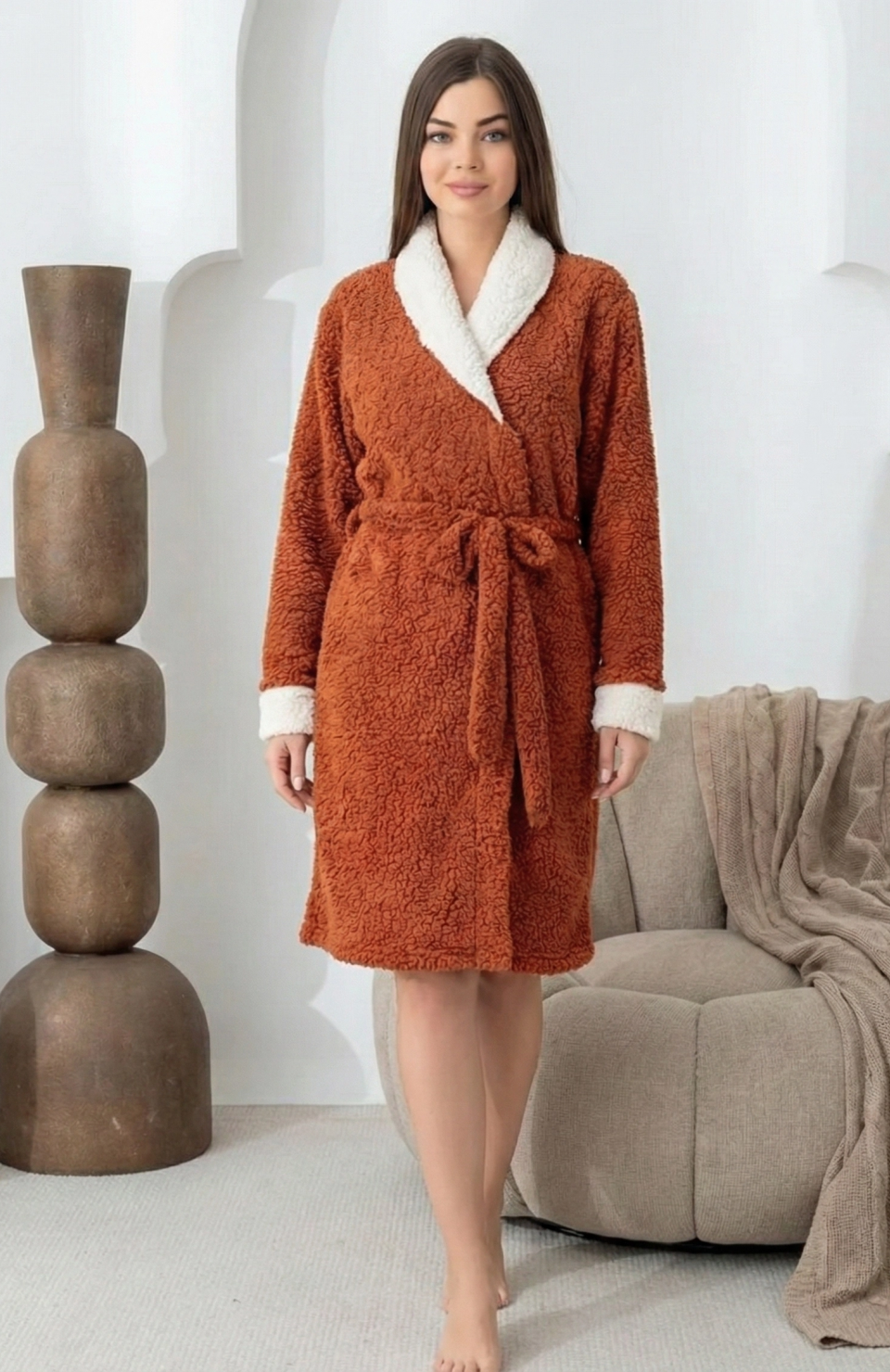 Boyraz 0040 Kadın Sharpi Welsolf Sabahlık