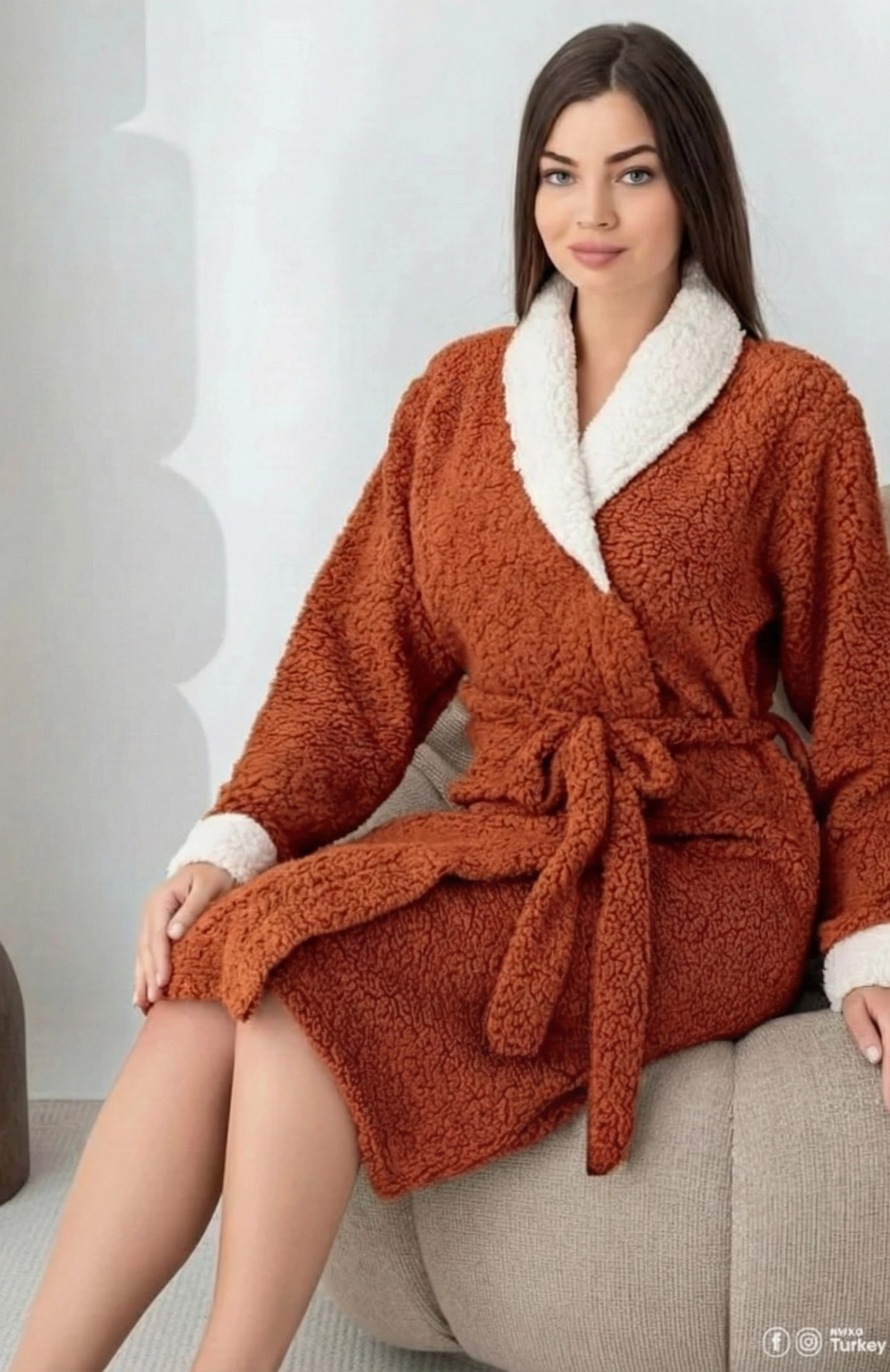 Boyraz 0040 Kadın Sharpi Welsolf Sabahlık