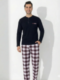 Boyraz 0401 Erkek Uzun Kol Pijama Takımı