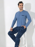 Boyraz 0403 Erkek Uzun Kol Pijama Takımı
