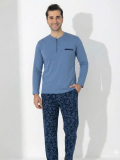Boyraz 0403 Erkek Uzun Kol Pijama Takımı