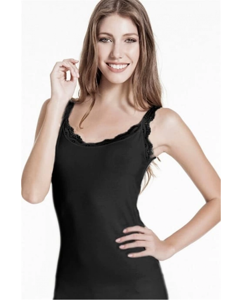 Çift Kaplan 714 Bayan Dantelli Atlet