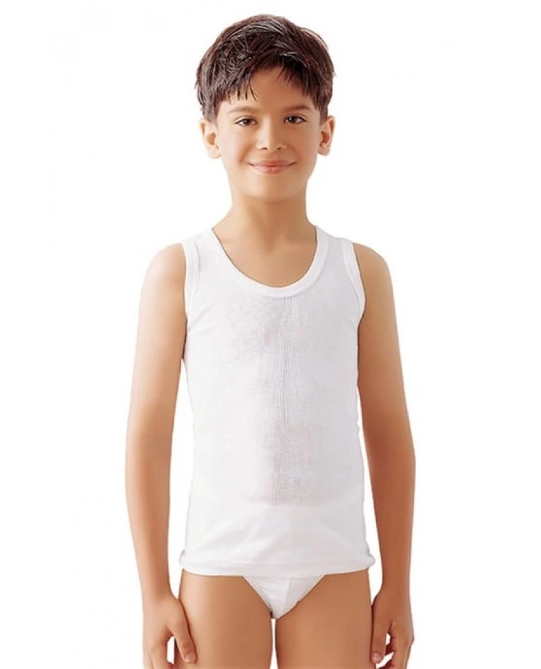 Çift Kaplan 775 Ribana Kumaş Erkek Çocuk Atlet