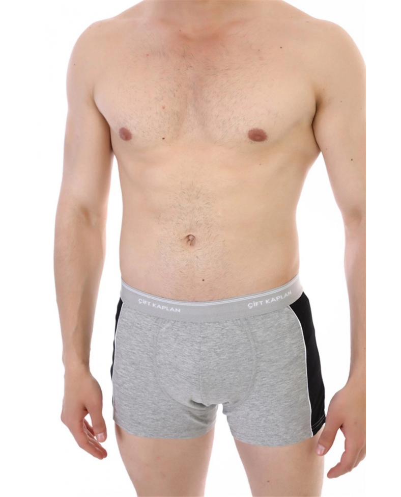 Çift Kaplan 850 Biyeli Likralı Erkek Boxer