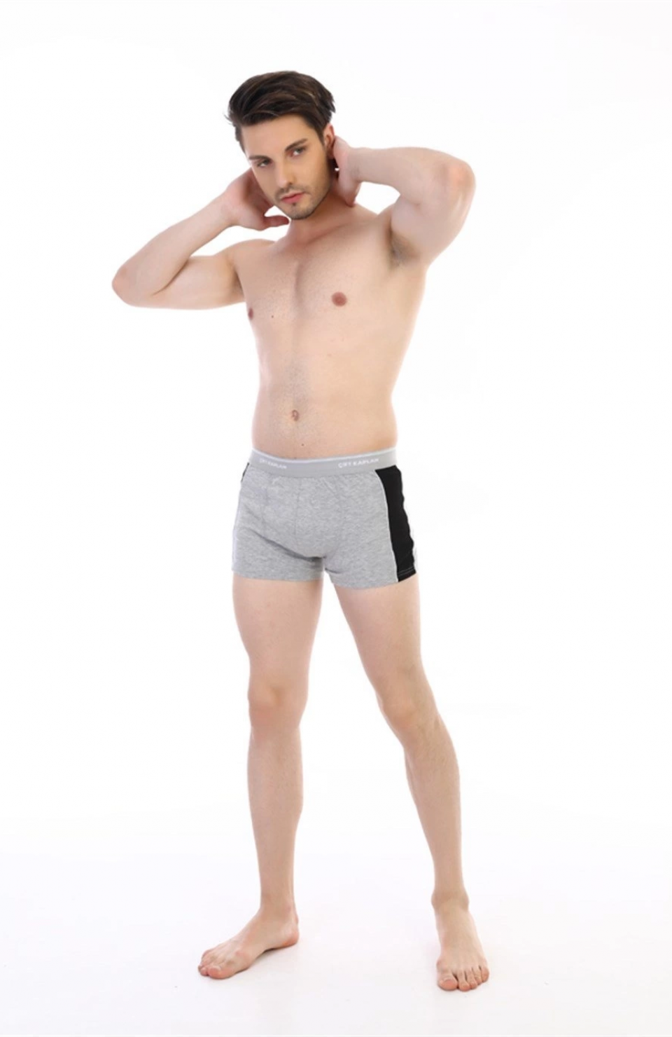 Çift Kaplan 850 Biyeli Likralı Erkek Boxer