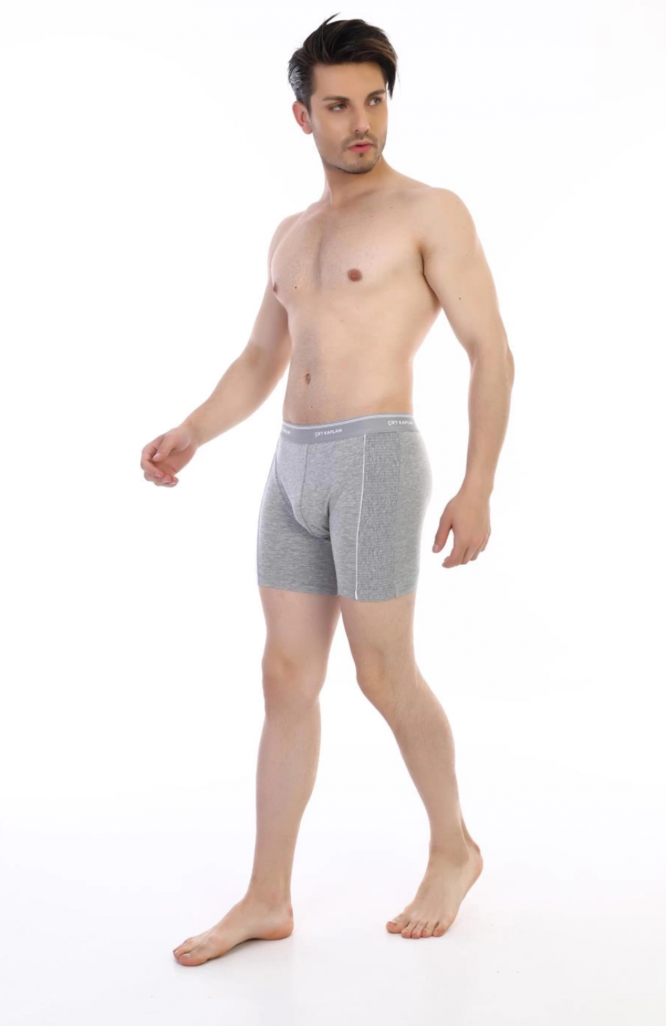 Çift Kaplan 855 Uzun Erkek Boxer