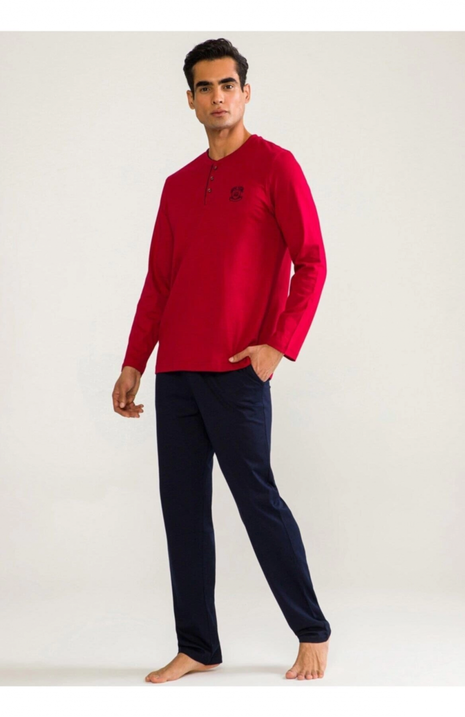 D'S Damat 01005 Uzun Kol Pijama Takımı